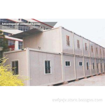 20ft dormitory container house with EPS sandwich panel and